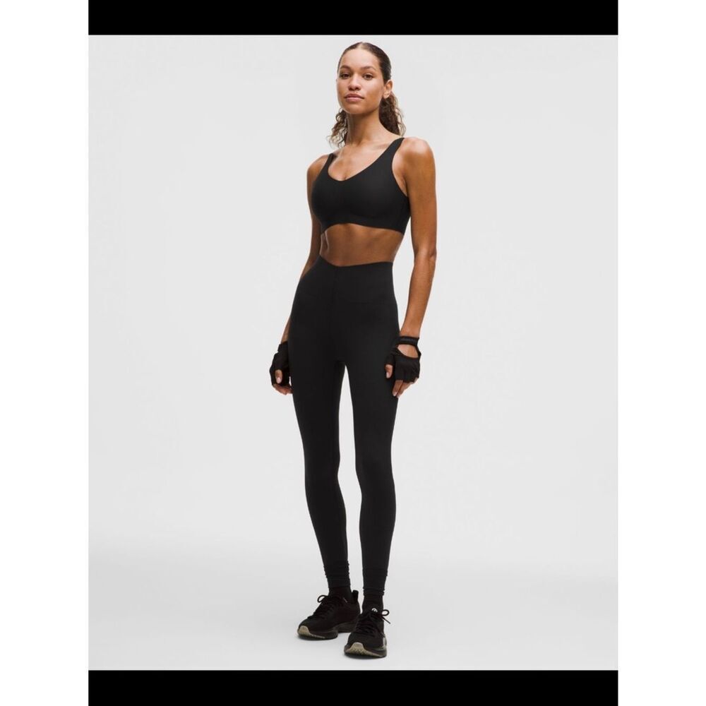 Lululemon Glow up high rise tight 25 inch inseam Grey size 8